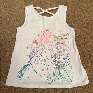 Disney princess tank top. Size 6X